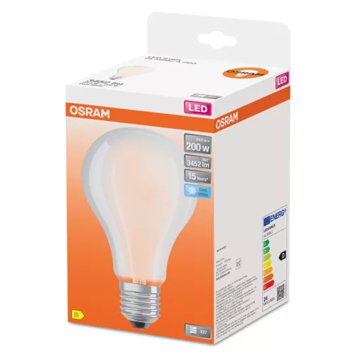 E27 A95 LED izzó 24W = 200W 3452lm 4000K Semleges 300° OSRAM STAR izzószál