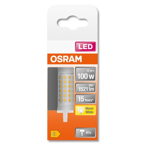 LED izzó R7s 78mm 12W = 100W 1521lm 2700K  360° OSRAM STAR