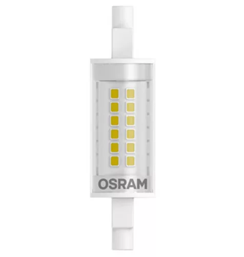 LED izzó R7s 78mm 7W 806lm 2700K Meleg 300° OSRAM
