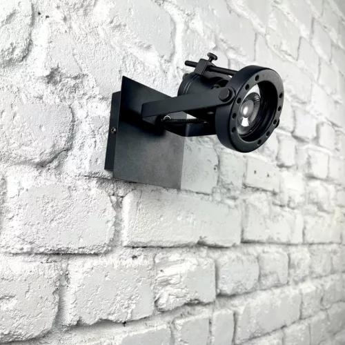 GU10 LED izzó fekete 6.9W = 80W 575lm 6500K hideg 36° OSRAM érték