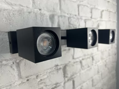 GU10 LED izzó fekete 6.9W = 50W 575lm 4000K semleges 120° OSRAM érték