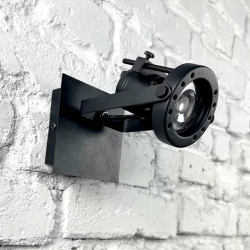 GU10 LED izzó fekete 6.9W = 50W 575lm 6500K hideg 120° OSRAM érték