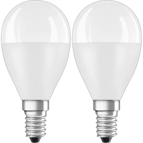 2db LED izzó E14 P45 7W = 60W 806lm 4000K Semleges 200° OSRAM ÉRTÉK