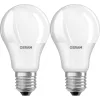 2PAK LED izzó E27 A60 4,9W = 40W 470lm 3000K meleg 200° OSRAM ÉRTÉK