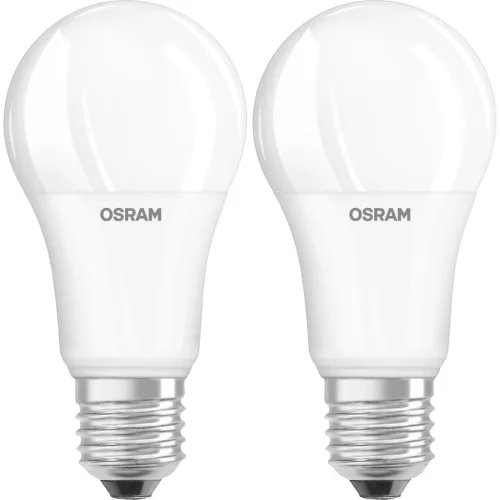 2PAK LED izzó E27 A60 10W = 75W 1055lm 2700K meleg 200° OSRAM ÉRTÉK