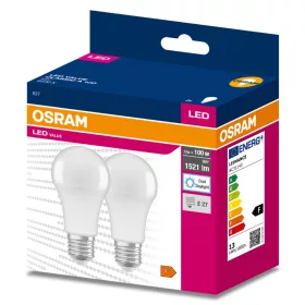  2PAK LED izzó E27 A60 13W = 100W 1521lm 6500K hideg 200° OSRAM ÉRTÉK