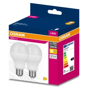   2PAK LED izzó E27 A60 19W = 150W 2452lm 2700K meleg 200° OSRAM ÉRTÉK