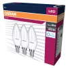 3dbLED izzó E14 B35 4.9W = 40W 470lm 6500K Hideg 200° OSRAM érték