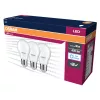 3PAK LED izzó E27 A60 4,9W = 40W 470lm 6500K hideg 180° OSRAM érték
