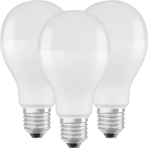 3PAK LED izzó E27 A60 19W = 150W 2452lm 4000K semleges 200° OSRAM ÉRTÉK