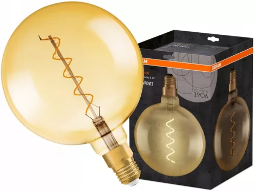 E27 G200 LED izzó 5W = 28W 300lm 2500K meleg 360° OSRAM Vintage 1906