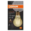 LED izzó E27 A60 2,5W = 22W 220lm 2400K 300°-os izzószál OSRAM Vintage 1906