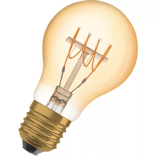 Dekoratív LED izzó E27 A60 4,8W = 35W 400lm 2200K  320°-os izzószálas, szabályozható OSRAM Vintage 1906