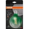 Dekoratív LED izzó E27 ET124 4,5W = 18W 180lm 1600K  360°-os izzószál szabályozható OSRAM Vintage 1906