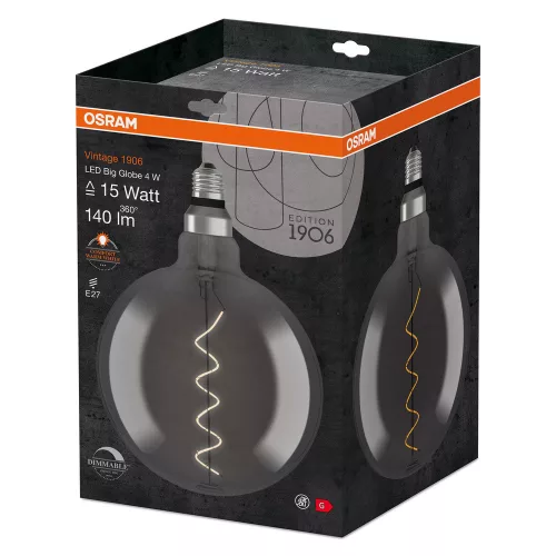 E27 G200 LED izzó 4W = 15W 140lm 1800K  340°  szabályozható