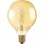 Dekoratív LED izzó E27 G125 4,8W = 37W 420lm 2200K Meleg 320°-os izzószál szabályozható OSRAM Vintage 1906
