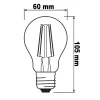 LED izzó E27 A60 6.5W = 55W 725lm 2400K 360° OSRAM
