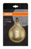 LED izzó E27 G125 5W = 25W 250lm 2000K 300° OSRAM