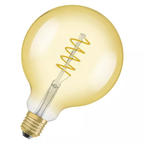 LED izzó E27 G125 5W = 25W 250lm 2000K 300° OSRAM