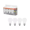4x LED izzó A60 E27 6,5 W = 60 W 806 lm 2700 K Meleg Foglalás 300° Osram