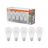 5x LED izzó A60 E27 13W = 100W 1521lm 2700K Meleg 180°-os foglalat Osram