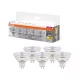 5x LED izzó MR16 reflektor GU5.3 3.8W = 35W 345lm 2700K meleg fehér 12V 36°-os foglalat Osram