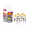 5x LED izzó kapszula G4 1W = 10W 100lm 2700K Meleg 12V 320° foglalat Osram