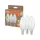 3x LED izzó B37 gyertya E14 4.9W = 40W 470lm 2700K Meleg 220° Osram PCR lámpák