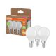 3x LED izzó P45 gömb E14 4.9W = 40W 470lm 2700K Meleg 200° Osram PCR lámpák