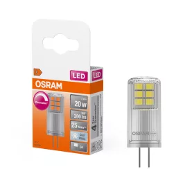   LED kapszulaizzó G4 2W = 20W 200lm 4000K Semleges 12V 320° Szabályozható LED PIN Osram