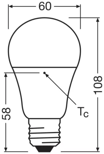 LED izzó A60 E27 8.8W = 60W 806lm 2700-4000K CCT 200° Relax Active and Sleep CLASSIC Osram