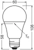 LED izzó A60 E27 4.9W = 40W 470lm 2700-4000K CCT 200° Relax Active and Sleep CLASSIC Osram