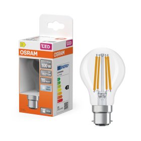   LED izzó A60 B22d 11W = 100W 1521lm 4000K Semleges 320° Retrofit Filament CLASSIC Osram