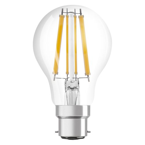 LED izzó A60 B22d 11W = 100W 1521lm 4000K Semleges 320° Retrofit Filament CLASSIC Osram