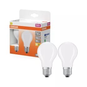   2x LED izzó A60 E27 7.5W = 75W 1055lm 2700K Meleg 300° Retrofit Filament CLASSIC Osram