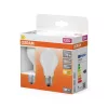 2x LED izzó A60 E27 7.5W = 75W 1055lm 2700K Meleg 300° Retrofit Filament CLASSIC Osram