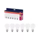 6x LED izzó A60 E27 6,5 W = 60 W 806 lm 2700 K Meleg 300° Retrofit Filament CLASSIC Osram