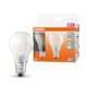 2x LED izzó A60 E27 7.5W = 75W 1055lm 4000K Semleges 300° Retrofit Filament CLASSIC Osram