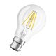 LED izzó A60 B22d 4W = 40W 470lm 2700K Meleg 300° Retrofit Filament CLASSIC Osram