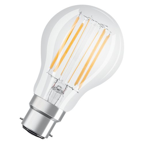 LED izzó A60 B22d 11W = 100W 1521lm 6500K Hideg 300° Dimmelhető Retrofit Filament CLASSIC Osram