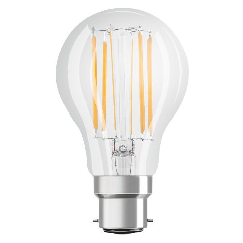 LED izzó A60 B22d 11W = 100W 1521lm 6500K Hideg 300° Dimmelhető Retrofit Filament CLASSIC Osram