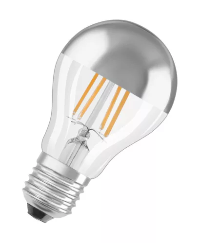 LED izzó A60 E27 6,5 W = 50 W 640 lm 2700 K Meleg 300° Szabályozható Retrofit Filament CLASSIC Osram