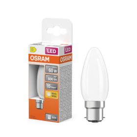   LED izzó B35 gyertya B22d 5.5W = 60W 806lm 2700K Meleg 300° Retrofit Filament CLASSIC Osram
