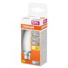 LED izzó B35 gyertya B22d 4W = 40W 470lm Meleg 2700K 300° Retrofit Filament CLASSIC Osram