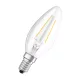 2x LED izzó B35 gyertya E14 2.5W = 25W 250lm Meleg 2700K 300° Retrofit Filament CLASSIC Osram