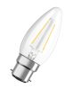 LED izzó B35 gyertya B22d 2.5W = 25W 250lm Meleg 2700K 300° Retrofit Filament CLASSIC Osram