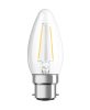 LED izzó B35 gyertya B22d 2.5W = 25W 250lm Meleg 2700K 300° Retrofit Filament CLASSIC Osram