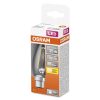 LED izzó B35 gyertya B22d 2.5W = 25W 250lm Meleg 2700K 300° Retrofit Filament CLASSIC Osram