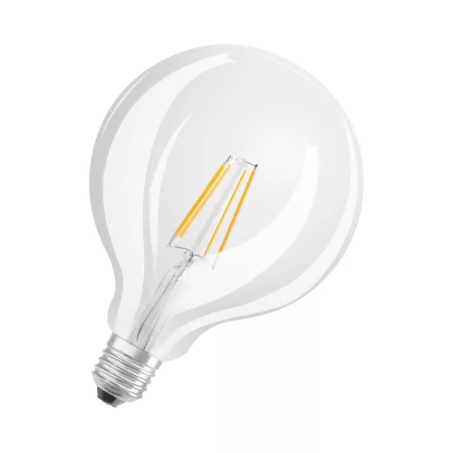 LED izzó G125 gömb alakú E27 4W = 40W 470lm 2700K Meleg 300° Retrofit Filament CLASSIC Osram
