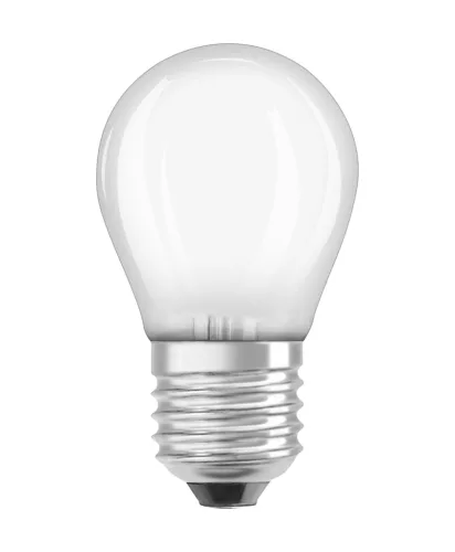 LED izzó P45 gömb alakú E27 5.5W = 60W 806lm 4000K semleges 300° Retrofit Filament CLASSIC Osram